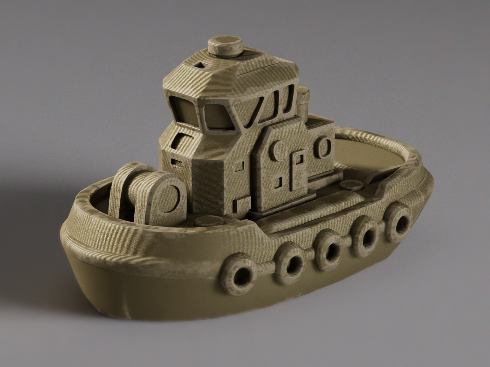 Tugboat figurine