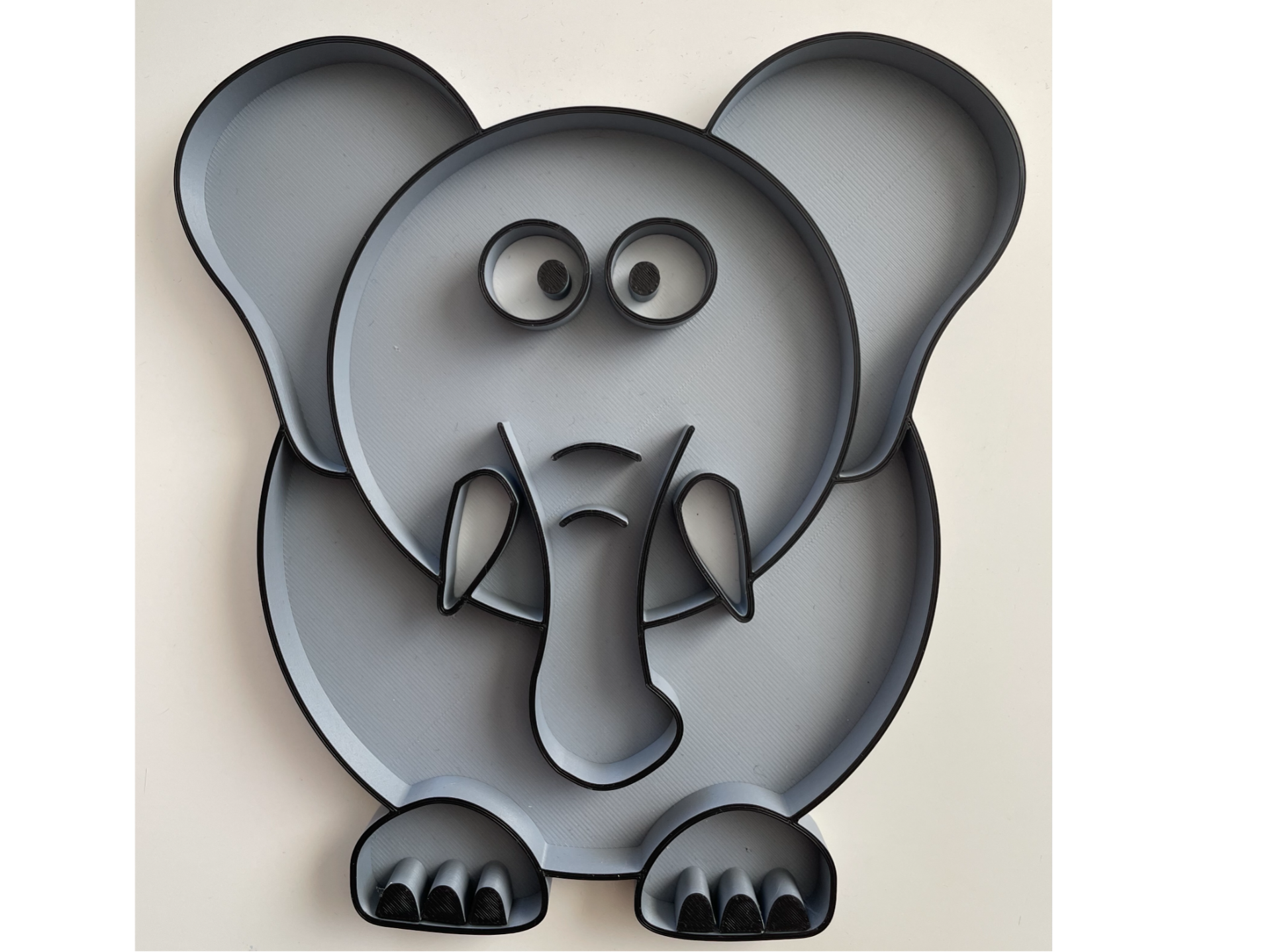 Sensory tray - elephant