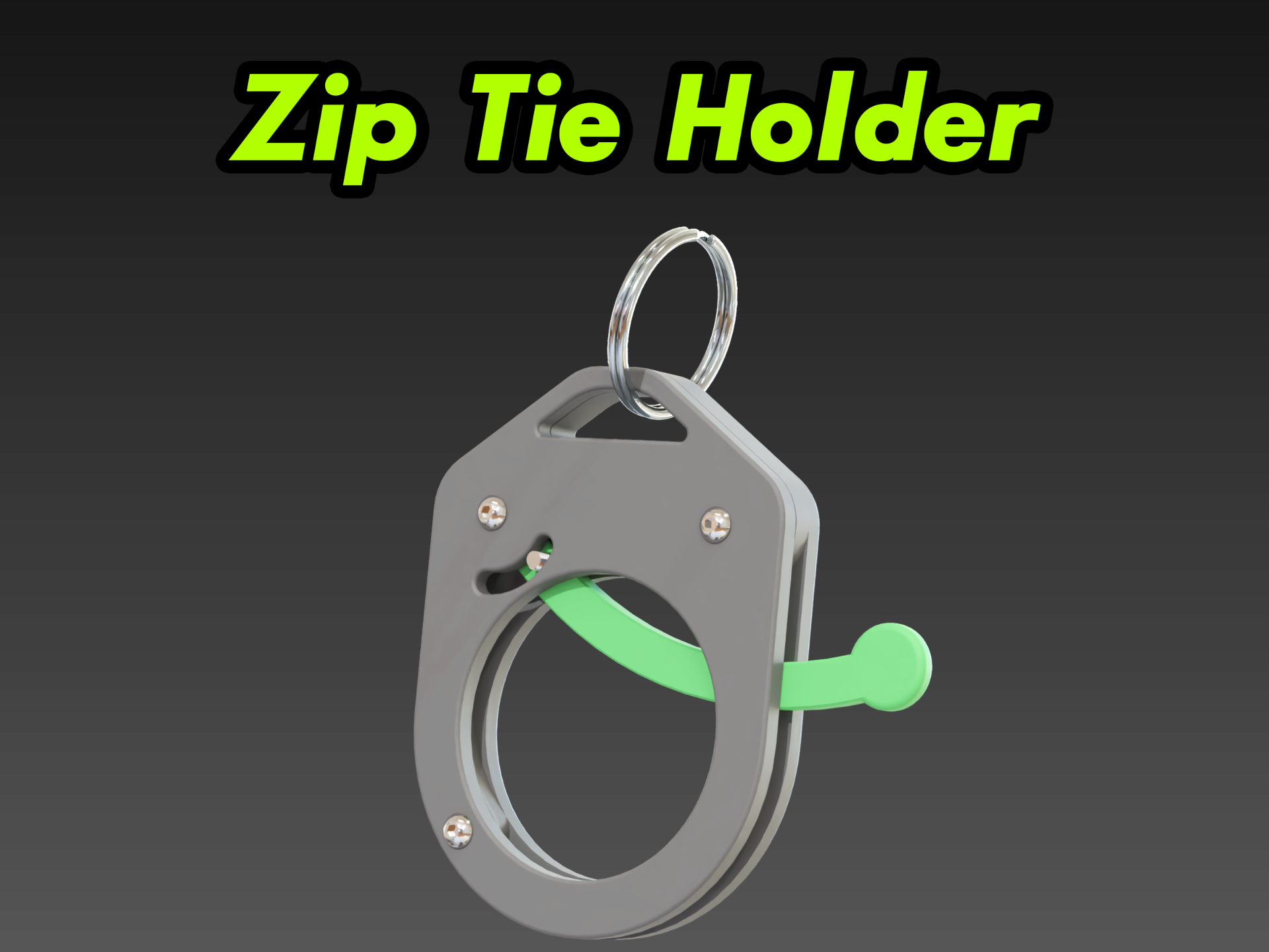ZipTie Buddy - ziptie holder