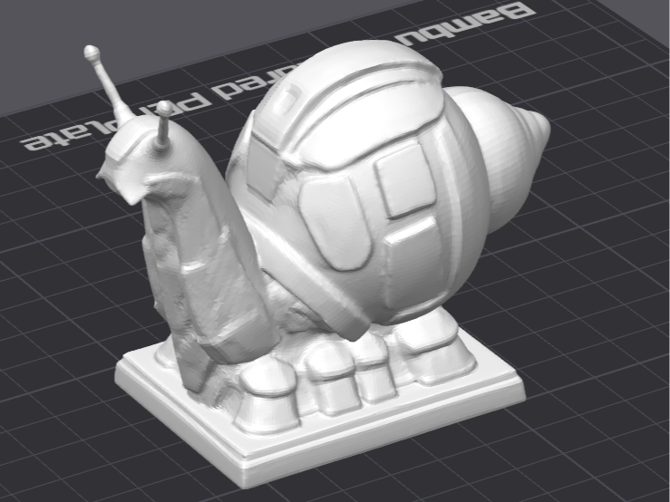 Armored robot snail