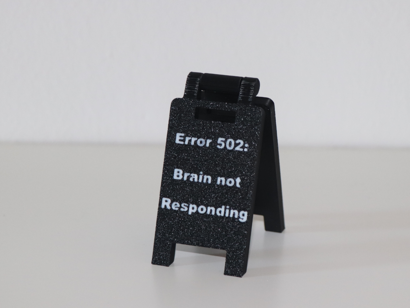 Sign Error 502: Brain not responding