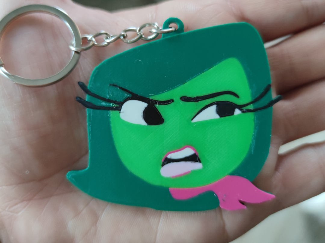 Disgust keychain