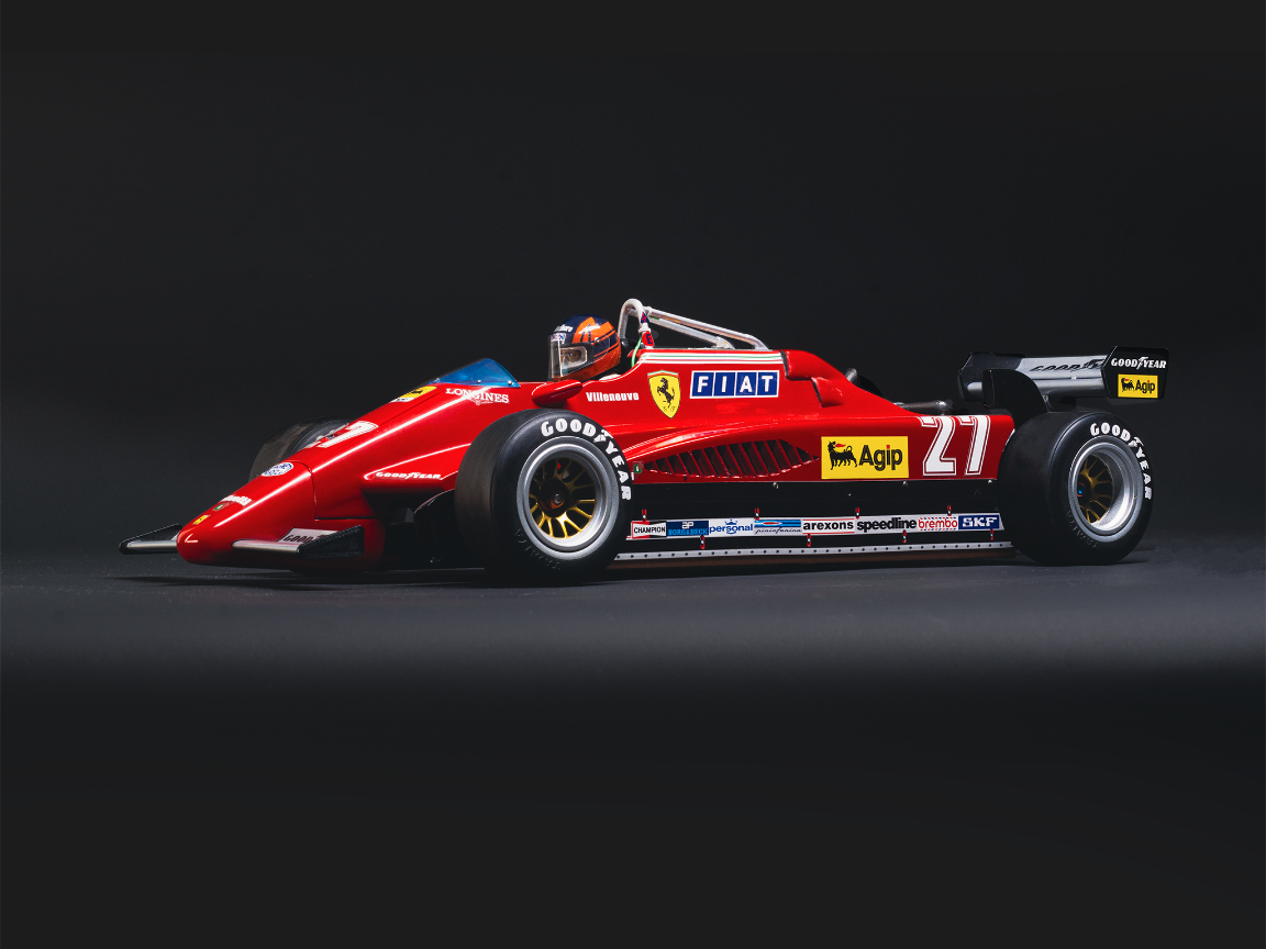 Ferrari 126 C2 RC Chassis Tamiya F104