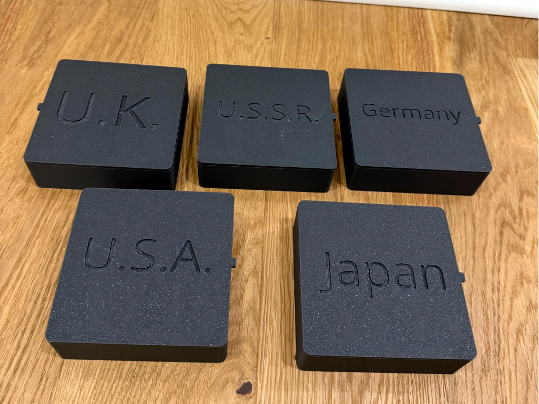 Axis and Allies 1942 2nd Edition Game Piece Boxes