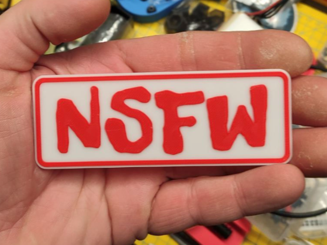 NSFW sign