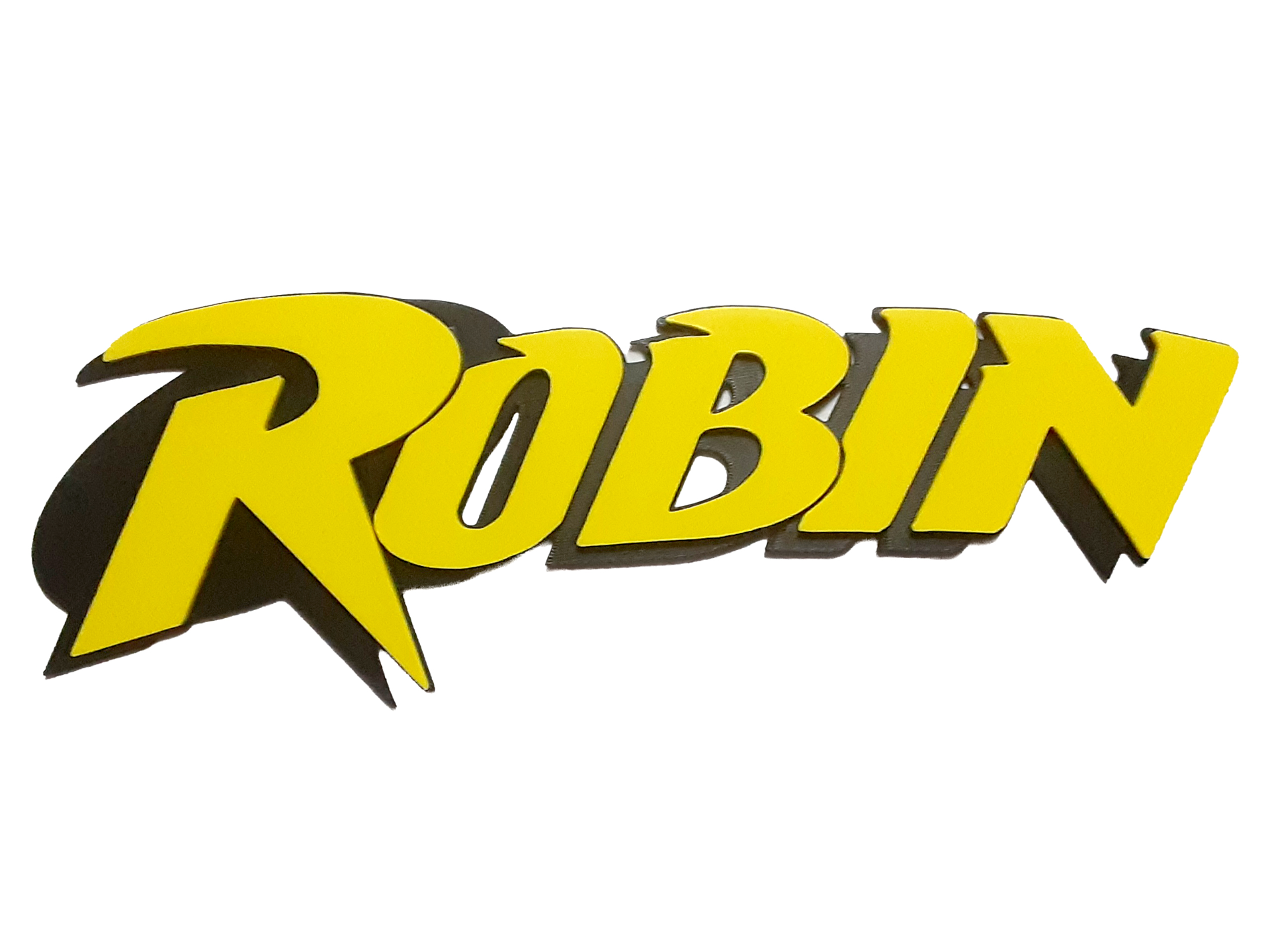 Robin Logo Batman Family DC Comics (Yellow, Black)