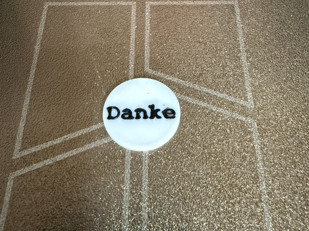 Einkaufswagen Chip Danke