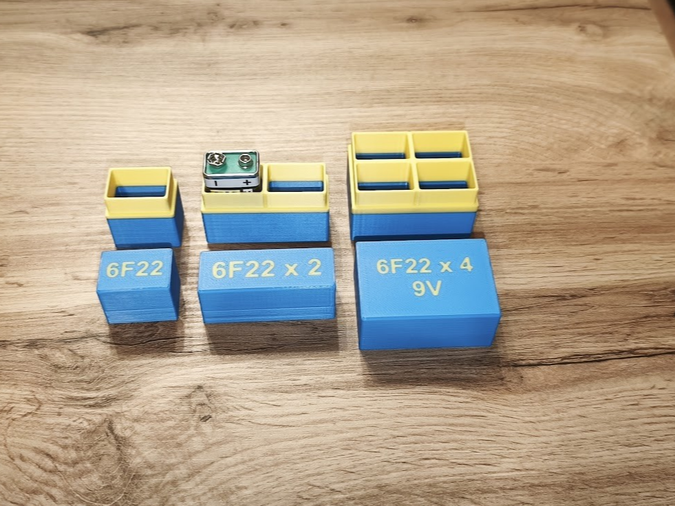 Battery Box 6F22 (9V) - Three size