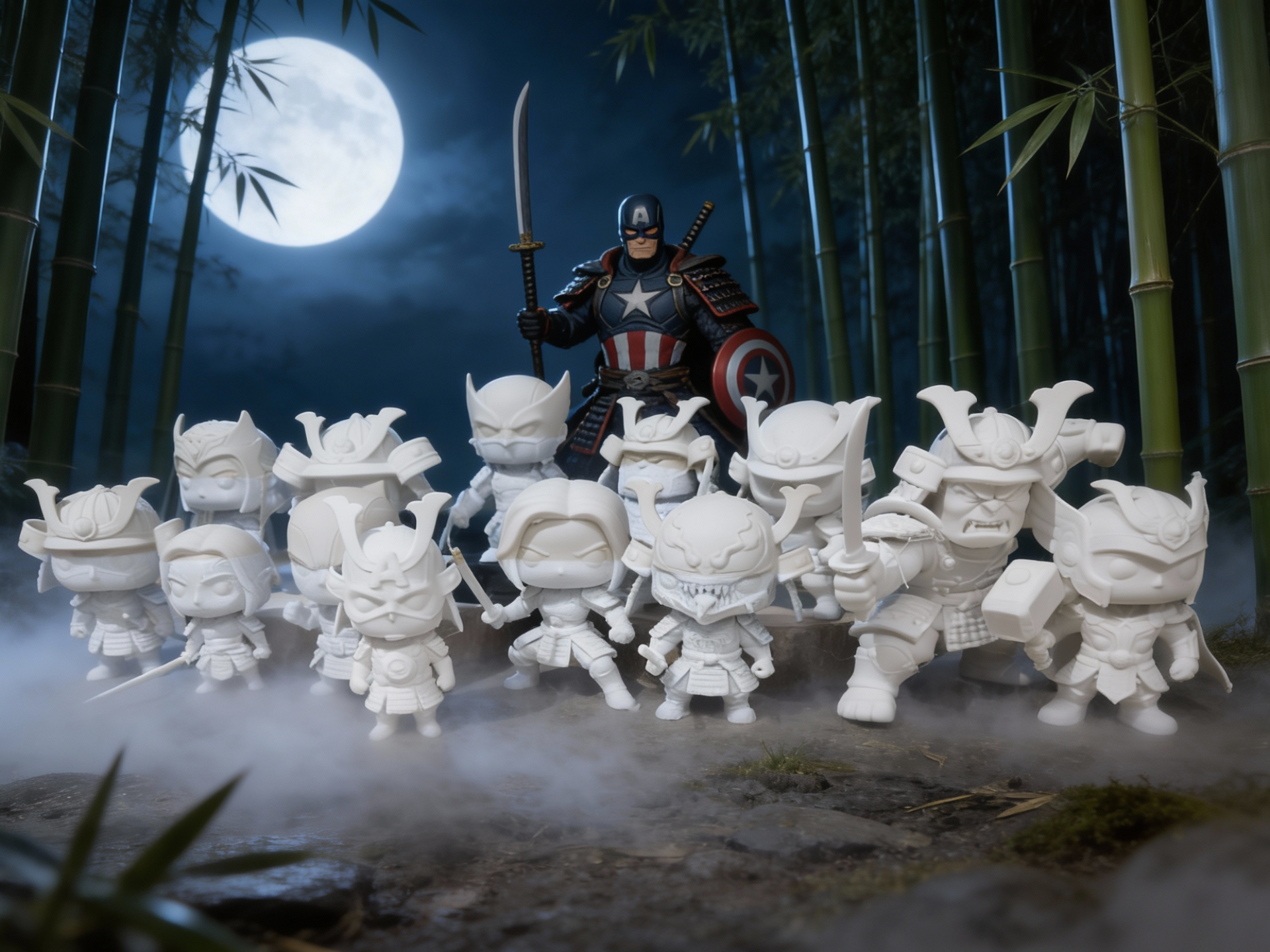 Marvel - Samurai Series - Chibis