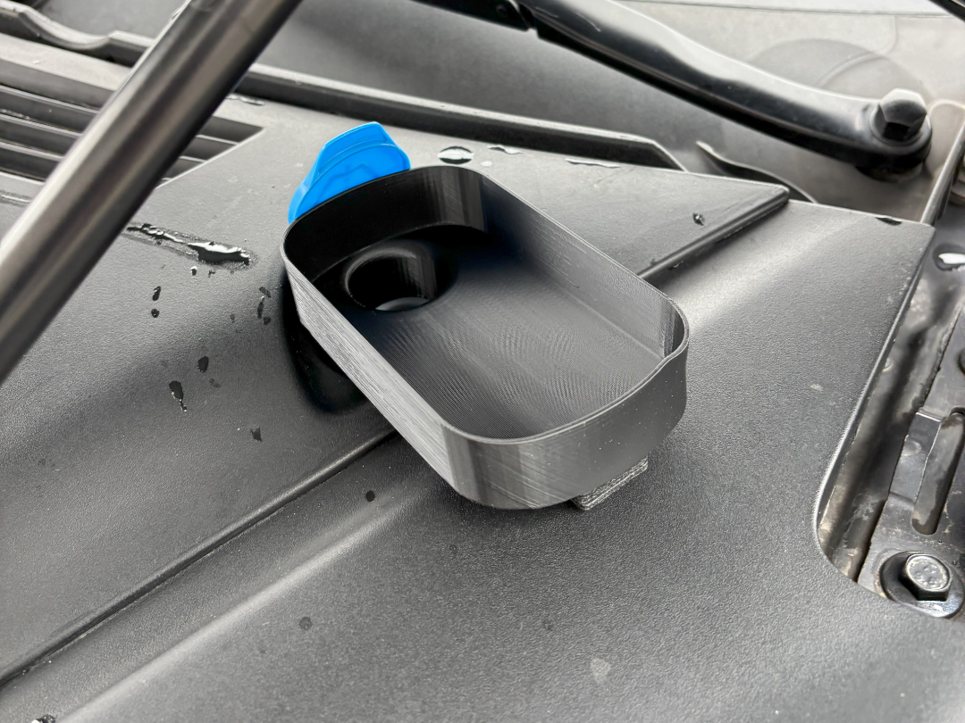 Tesla Model S Custom Funnel & Frunk Storage Mount
