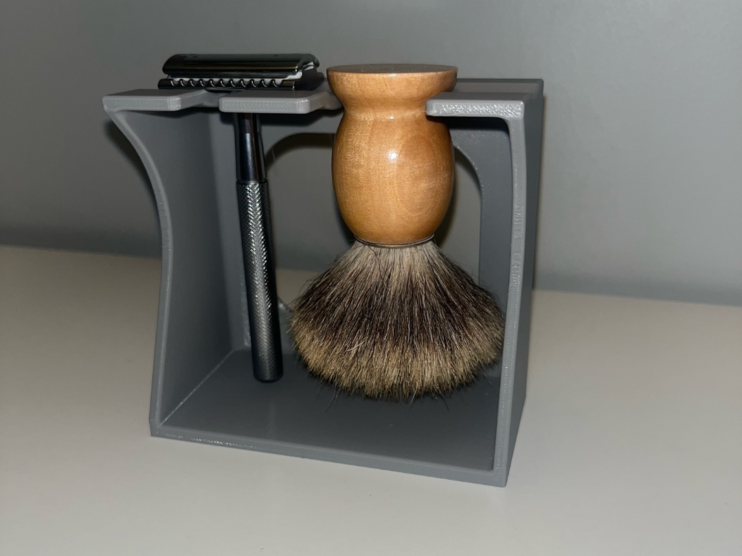 Simple Razor and Brush Holder