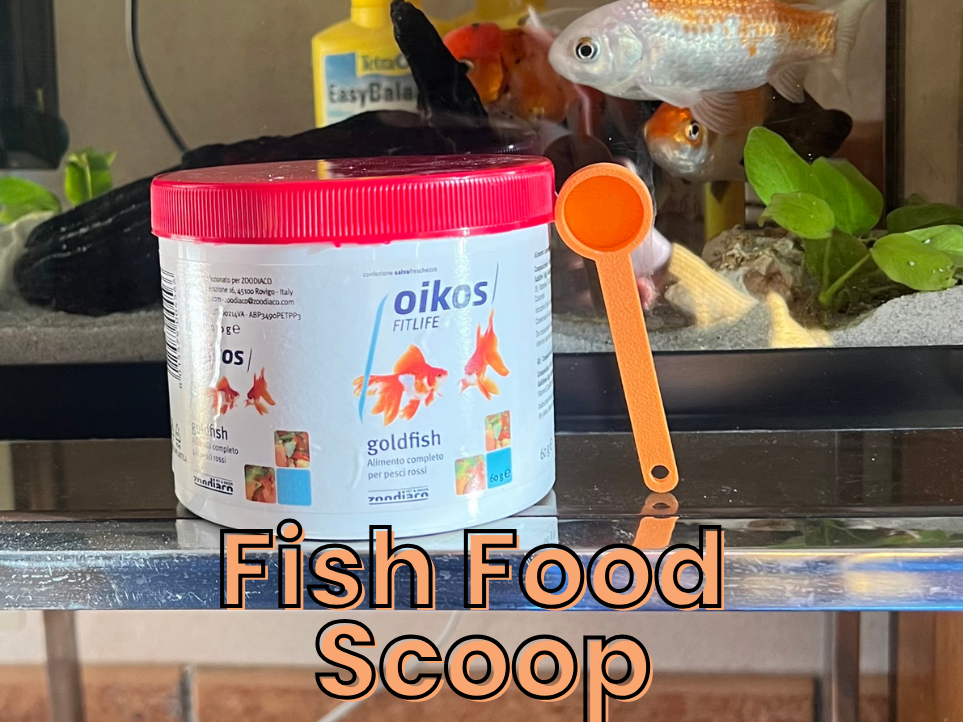 Scoop for fish food - GoldFish Food