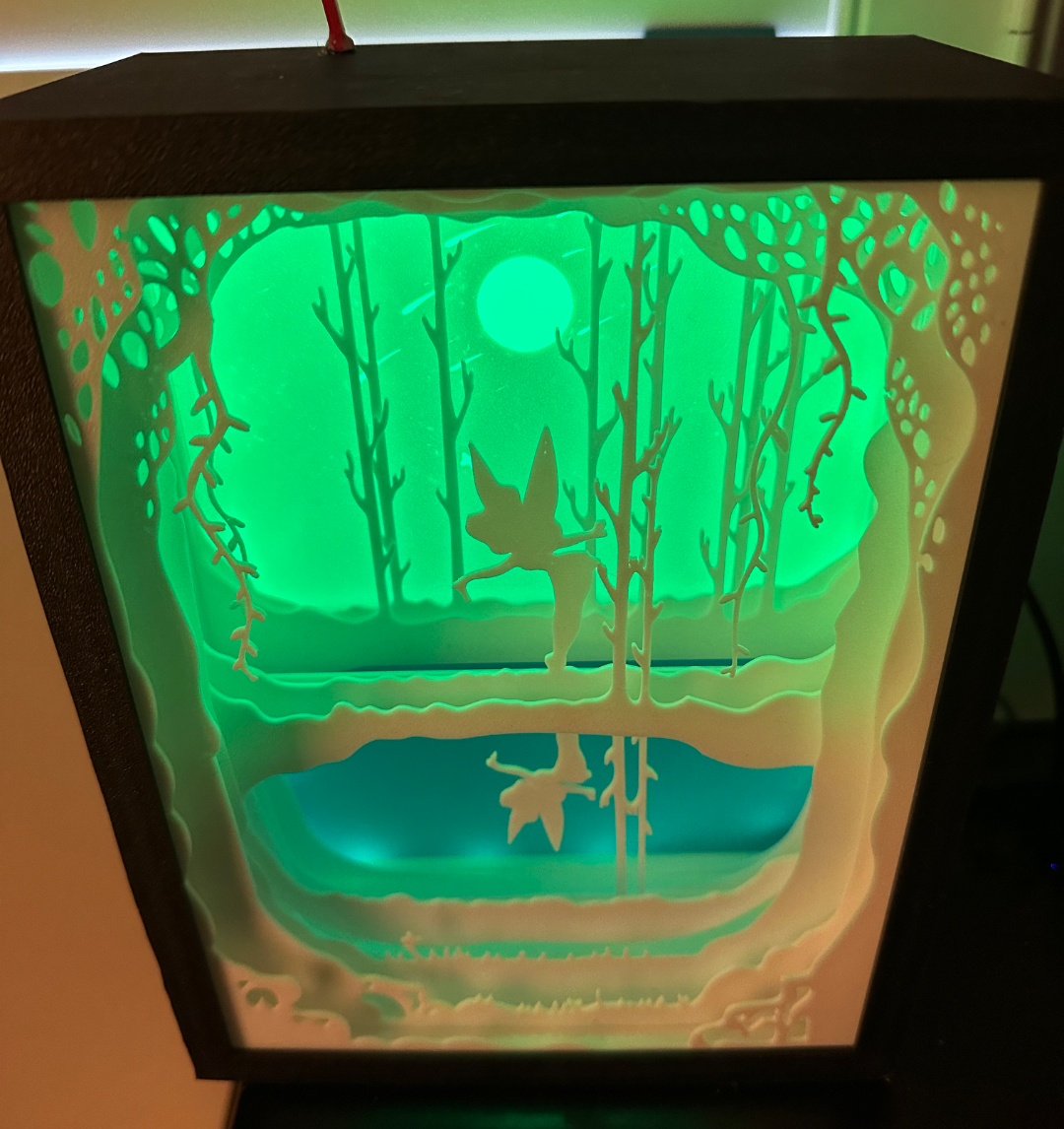 Tinkerbell ShadowBox lamp