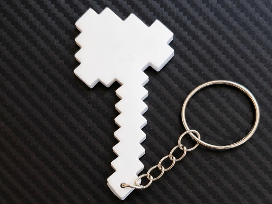 Minecraft keychain-axe