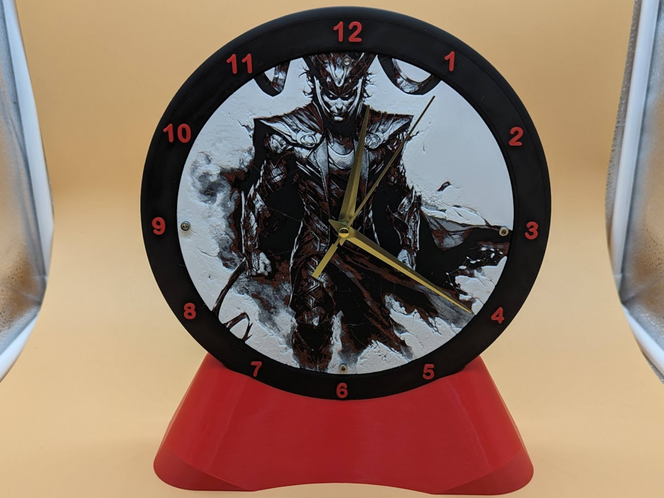 Clock With Loki Hueforge Image. Or Use Your Own Image.