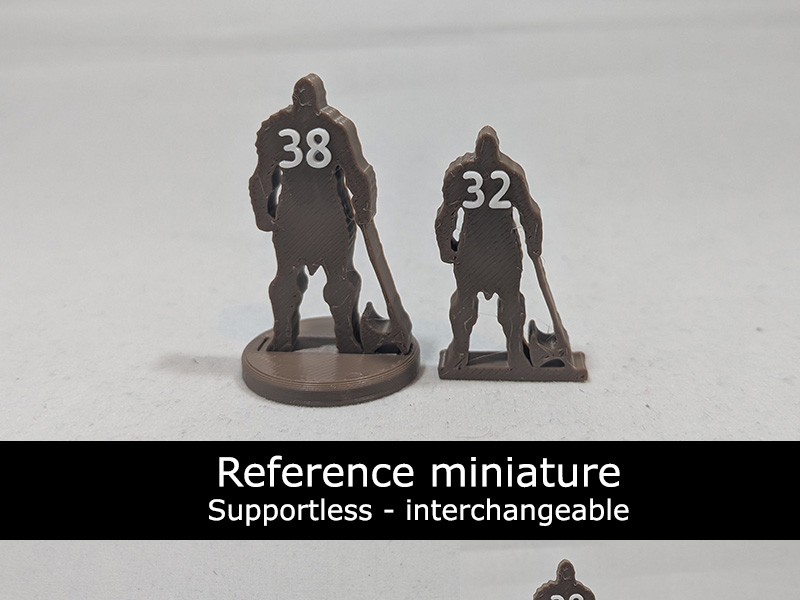 Reference miniature (supportless)