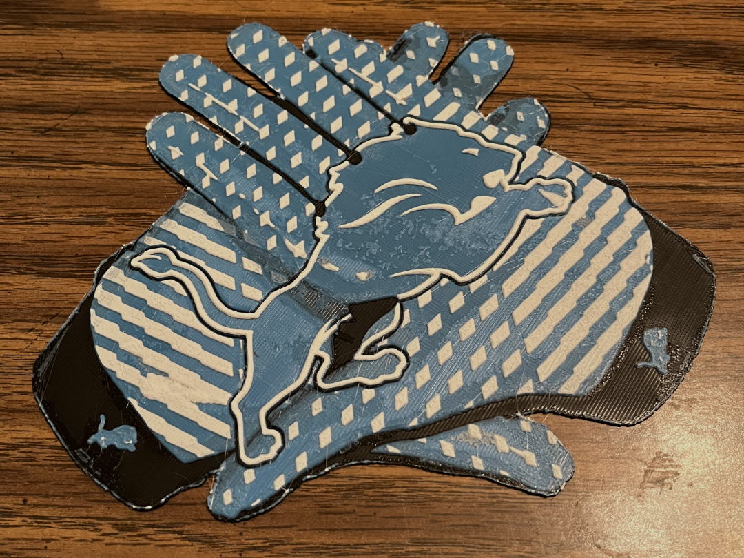 Detroit Lions Receiver's Glove