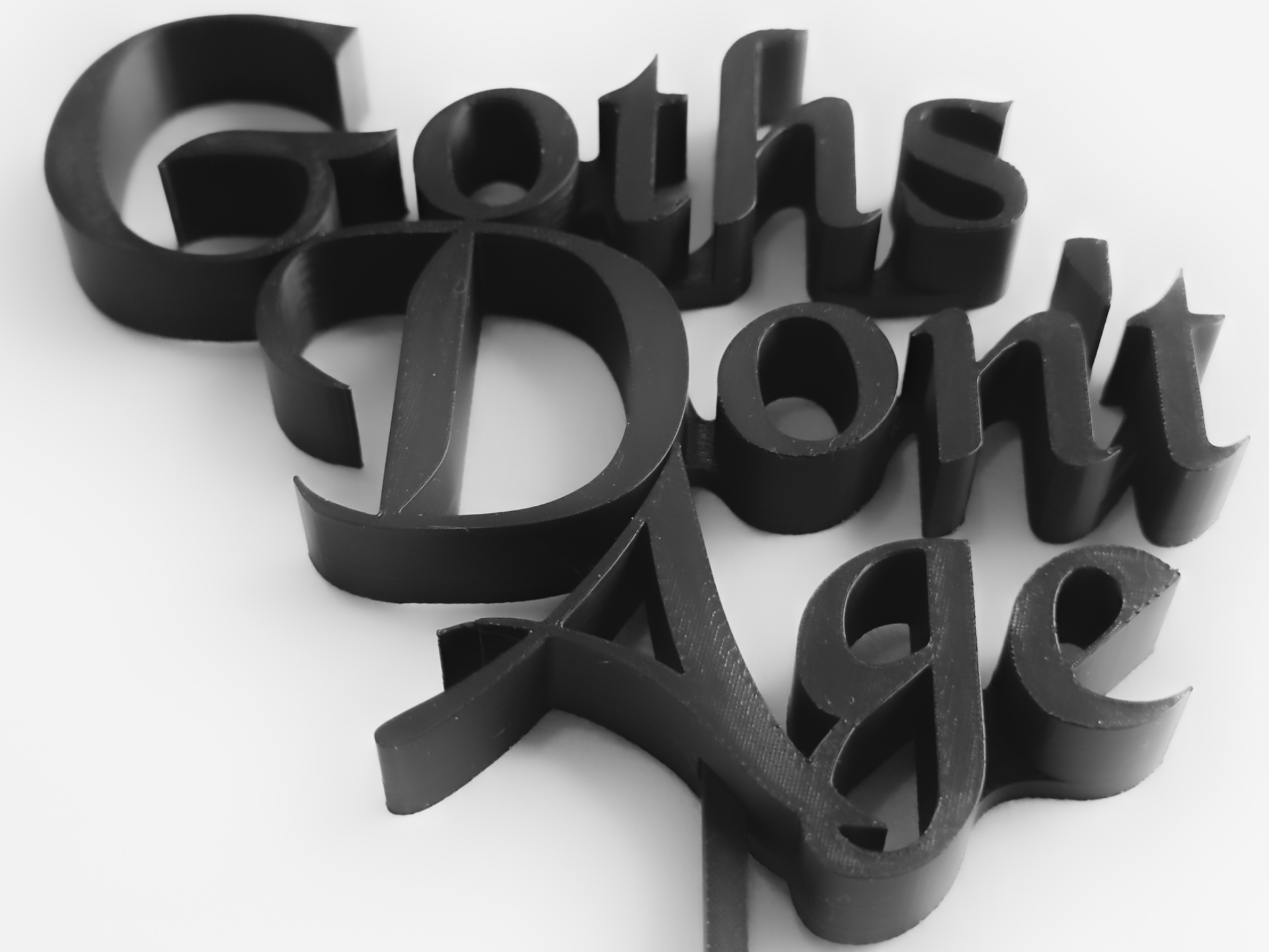 Cake Topper for a Goth!