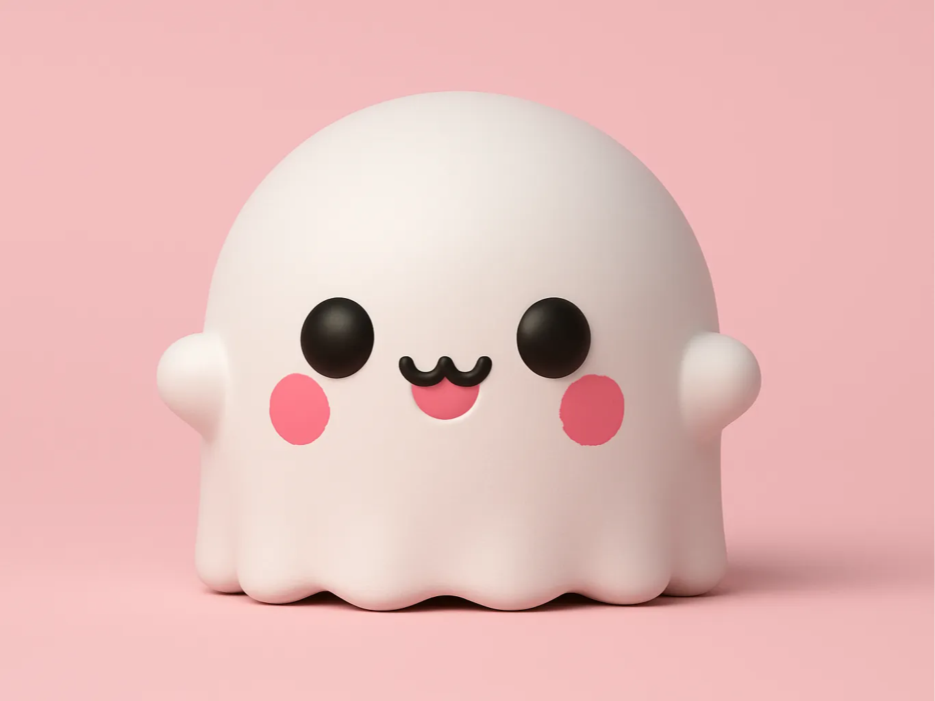 Cute Ghost Figurine