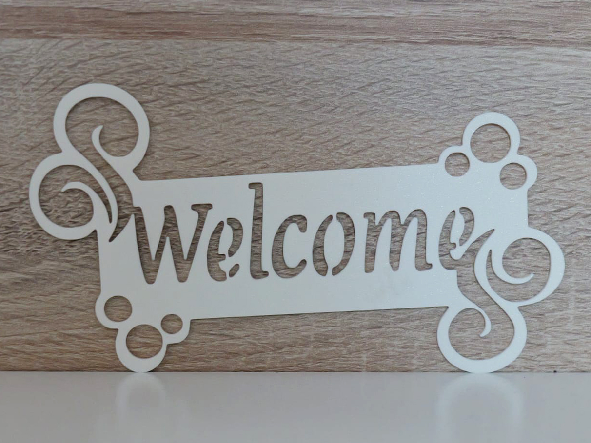 Welcome door decoration