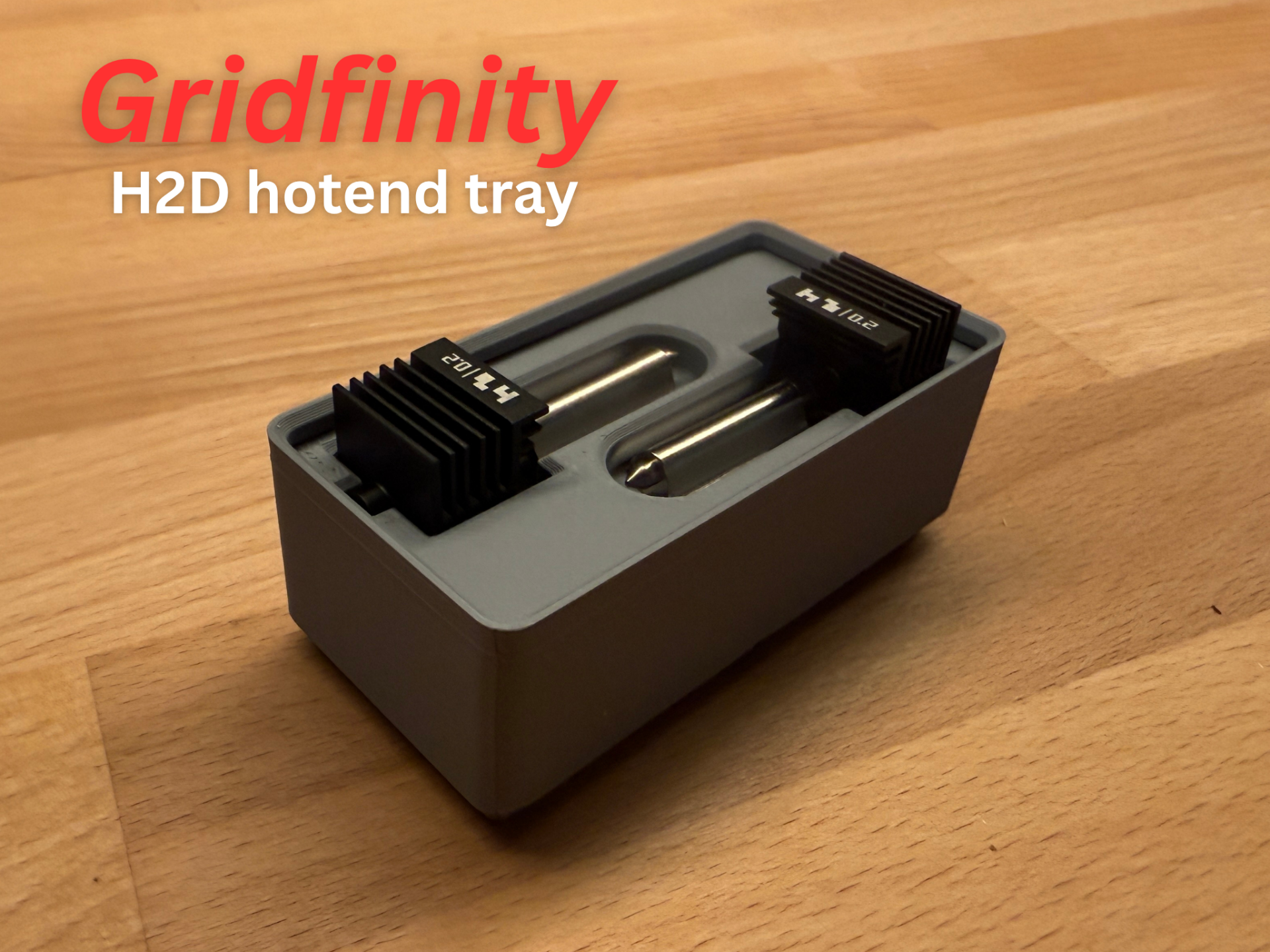 gridfinity H2S / H2D hotend tray