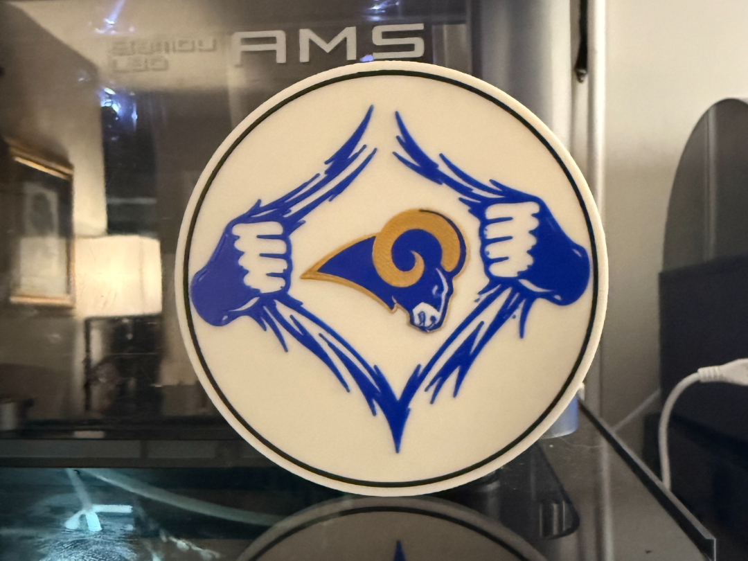 SHIRT RIPPING LA RAMS COASTER