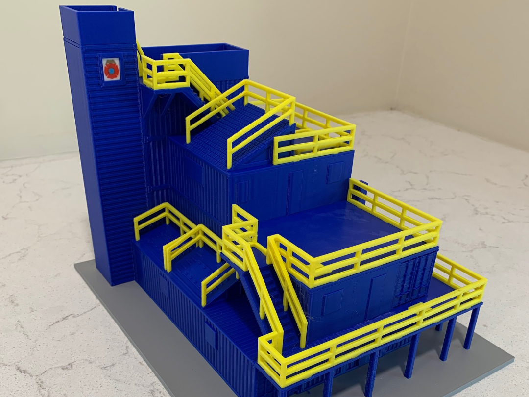 Tampa Fire Burn Building Scale Model