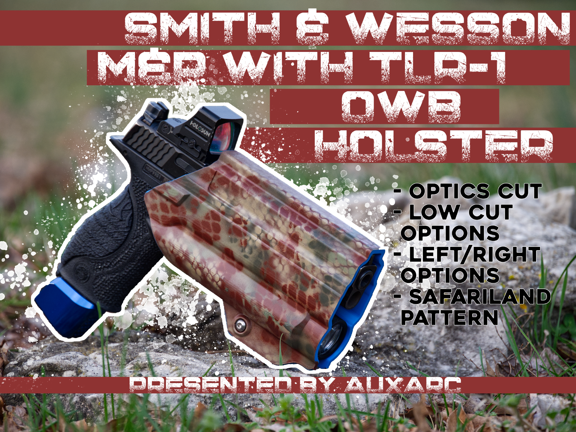 OWB Holster for S&W M&P w/ Streamlight