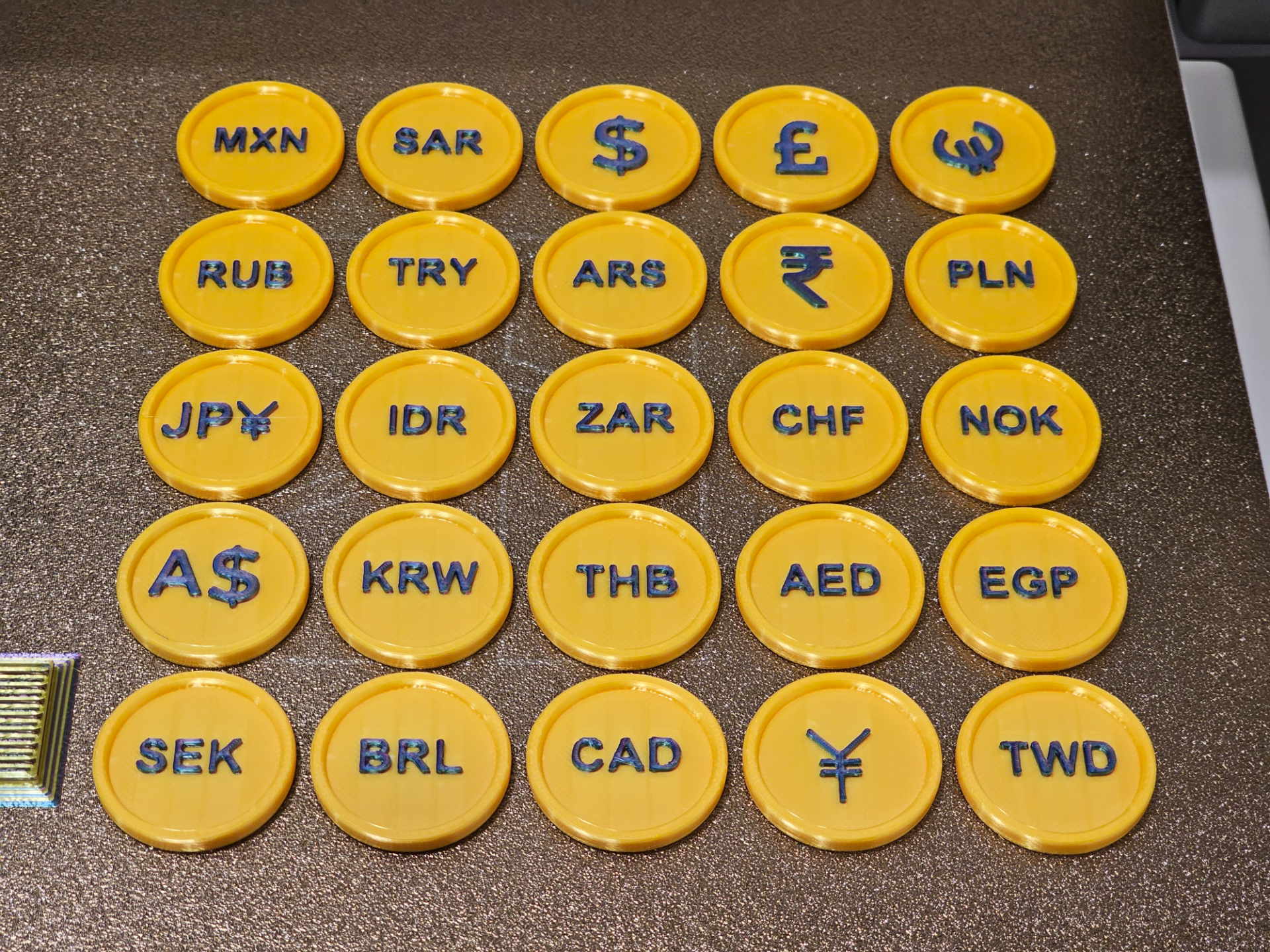 Currency Quiz Game with Coins