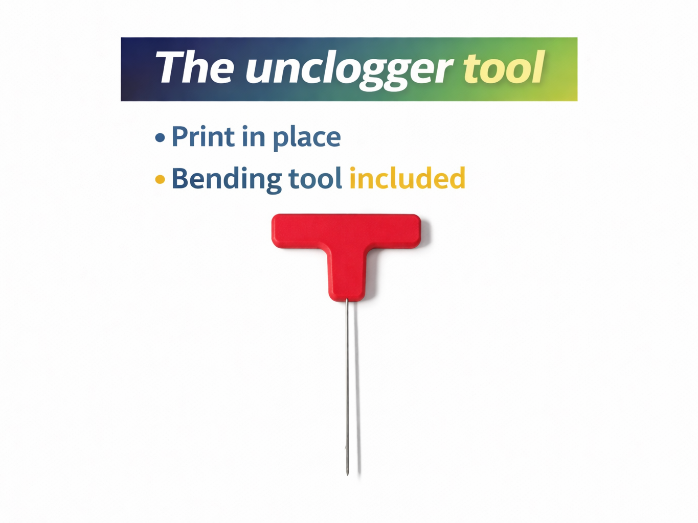 The unclogger tool -print in place