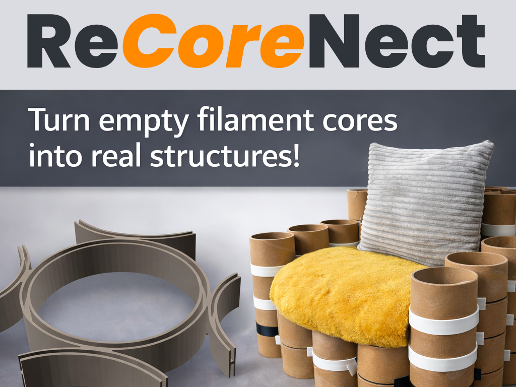 ReCoreNect - connector system for spool cores