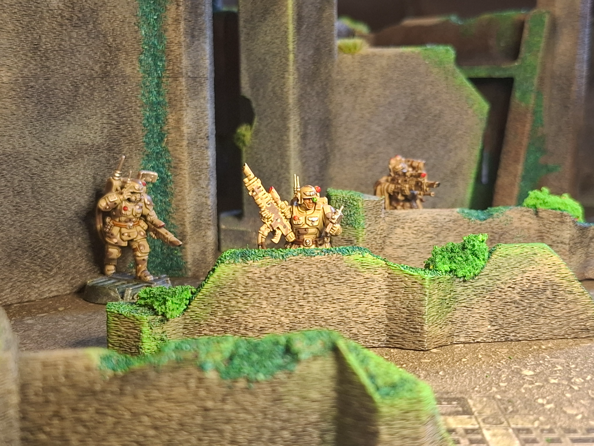 Full Town of Ruins Terrain. Easy to Print & Paint