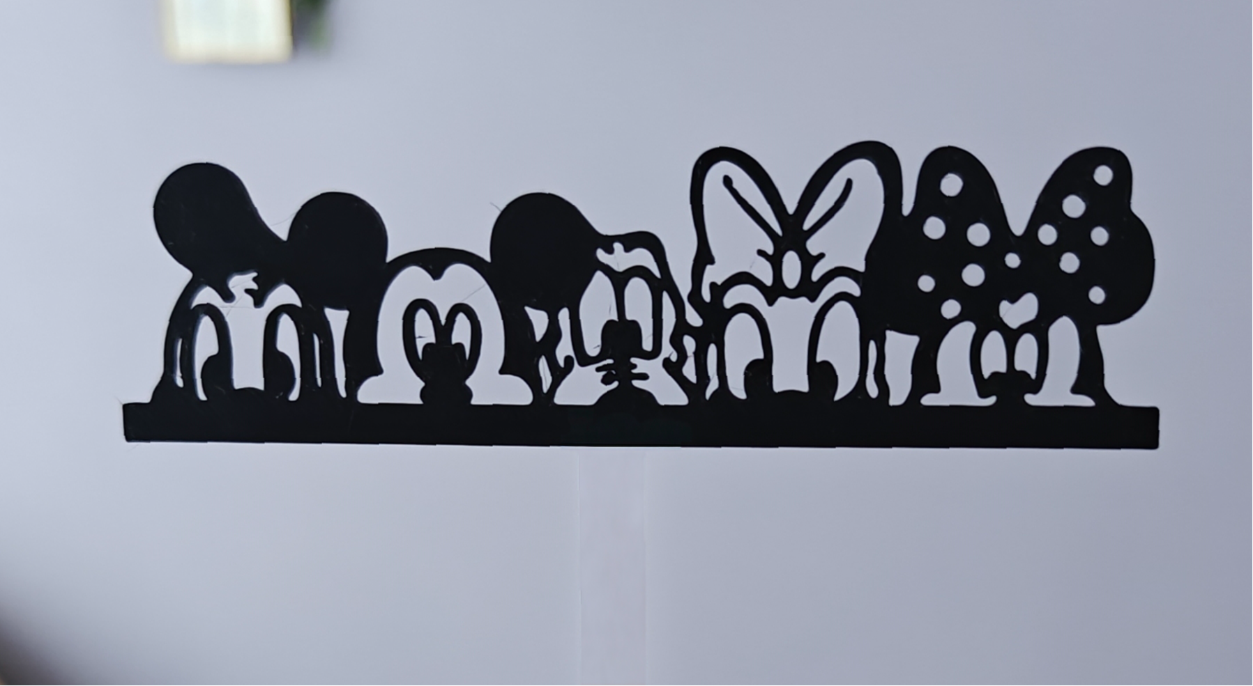 Disney characters wall art
