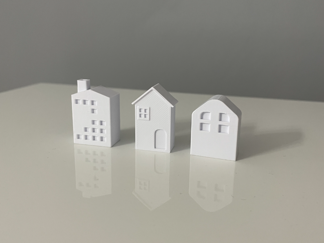 Refrigerator Magnets Mini Houses