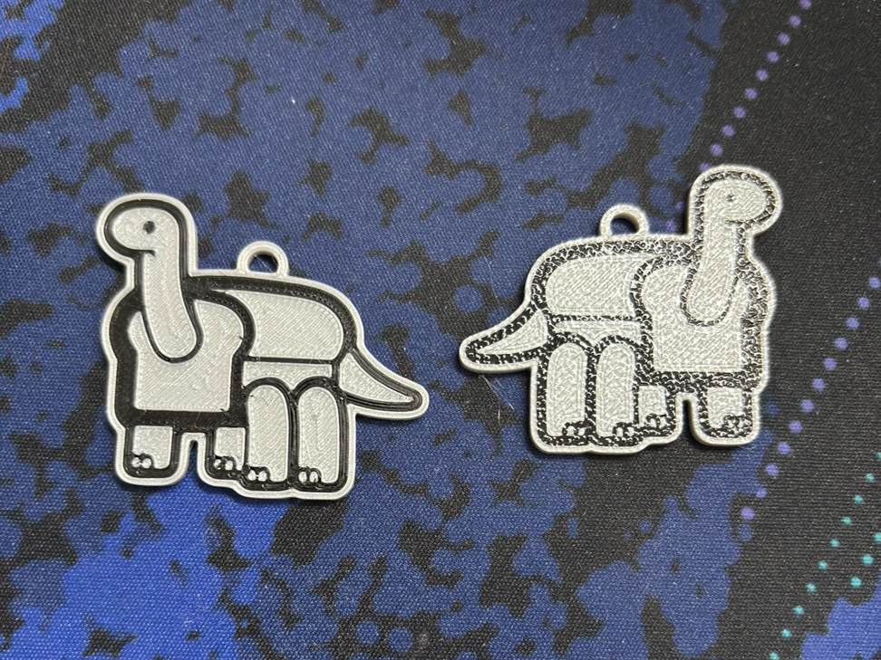 Breadsaurus Keychain