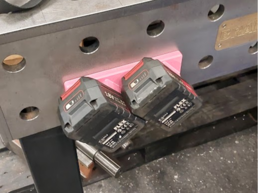 Welding table Flex 18v mounting bracket