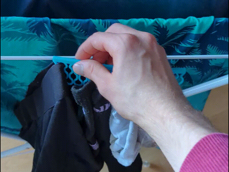 IKEA JALL Drying Rack Sock Clip Rail