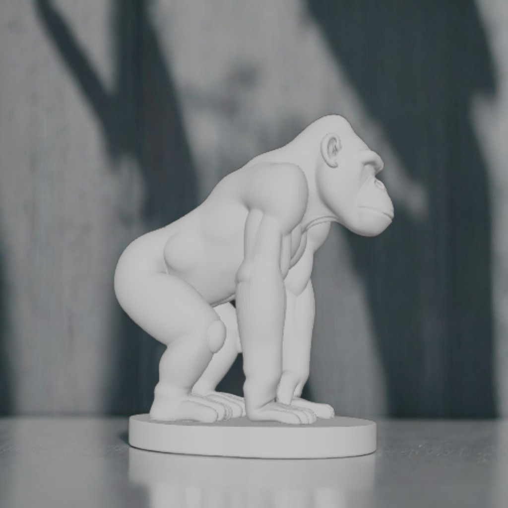 Chimpanzee Statue