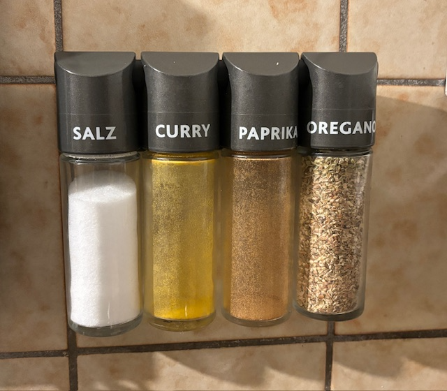 Modular Spice Holder Wall mounted for Emsa Spices from the Emsa Spice Carousel