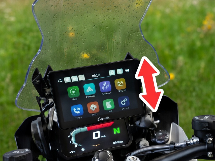 BMW GS - Carpuride 7" Screen Position Adapter