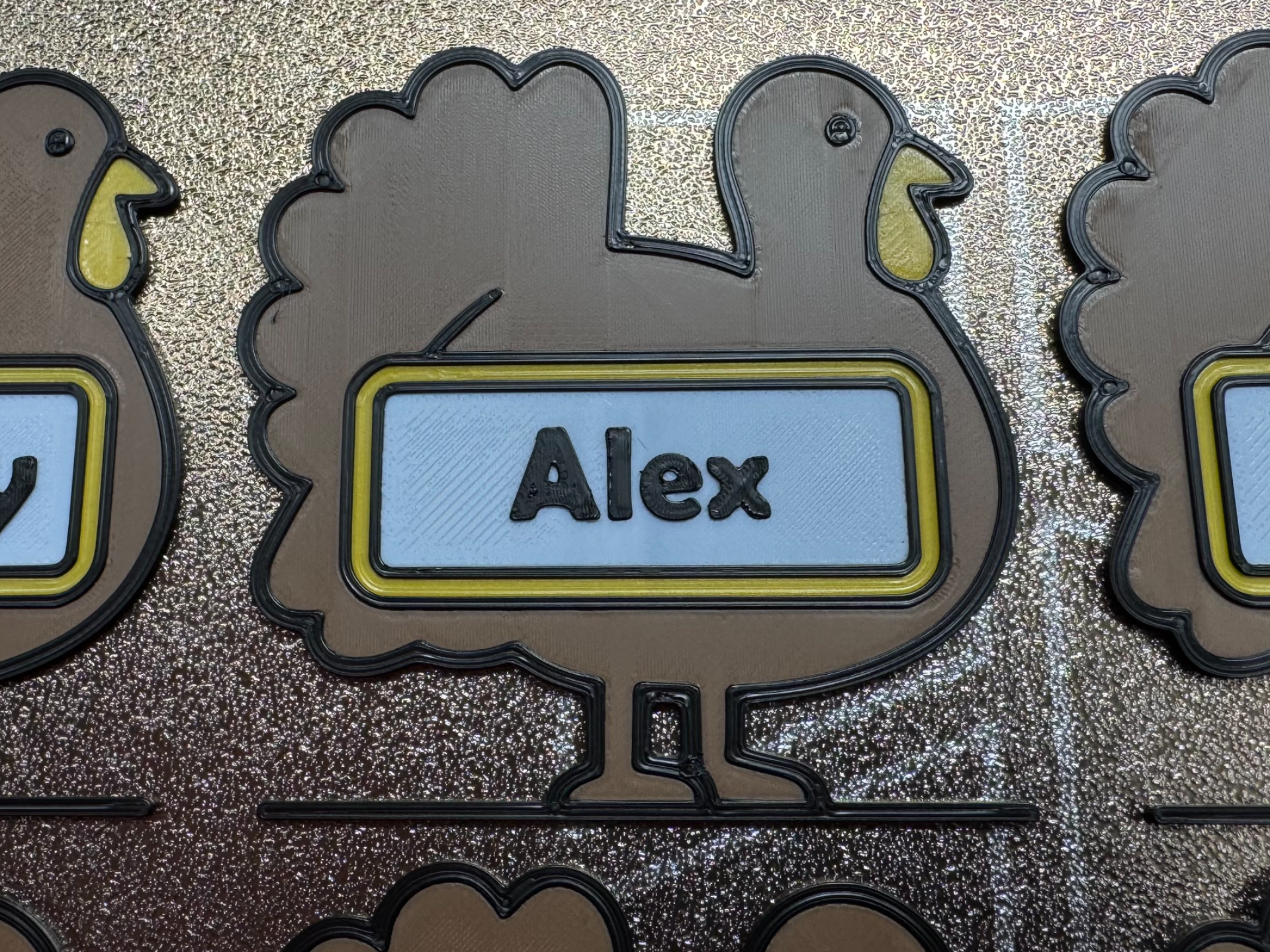 Fun Thanksgiving Turkey Place Card - Customizable