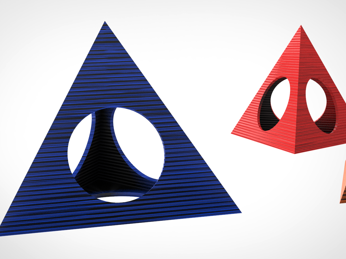 Pyramid Painting Stands | Craft Projects
