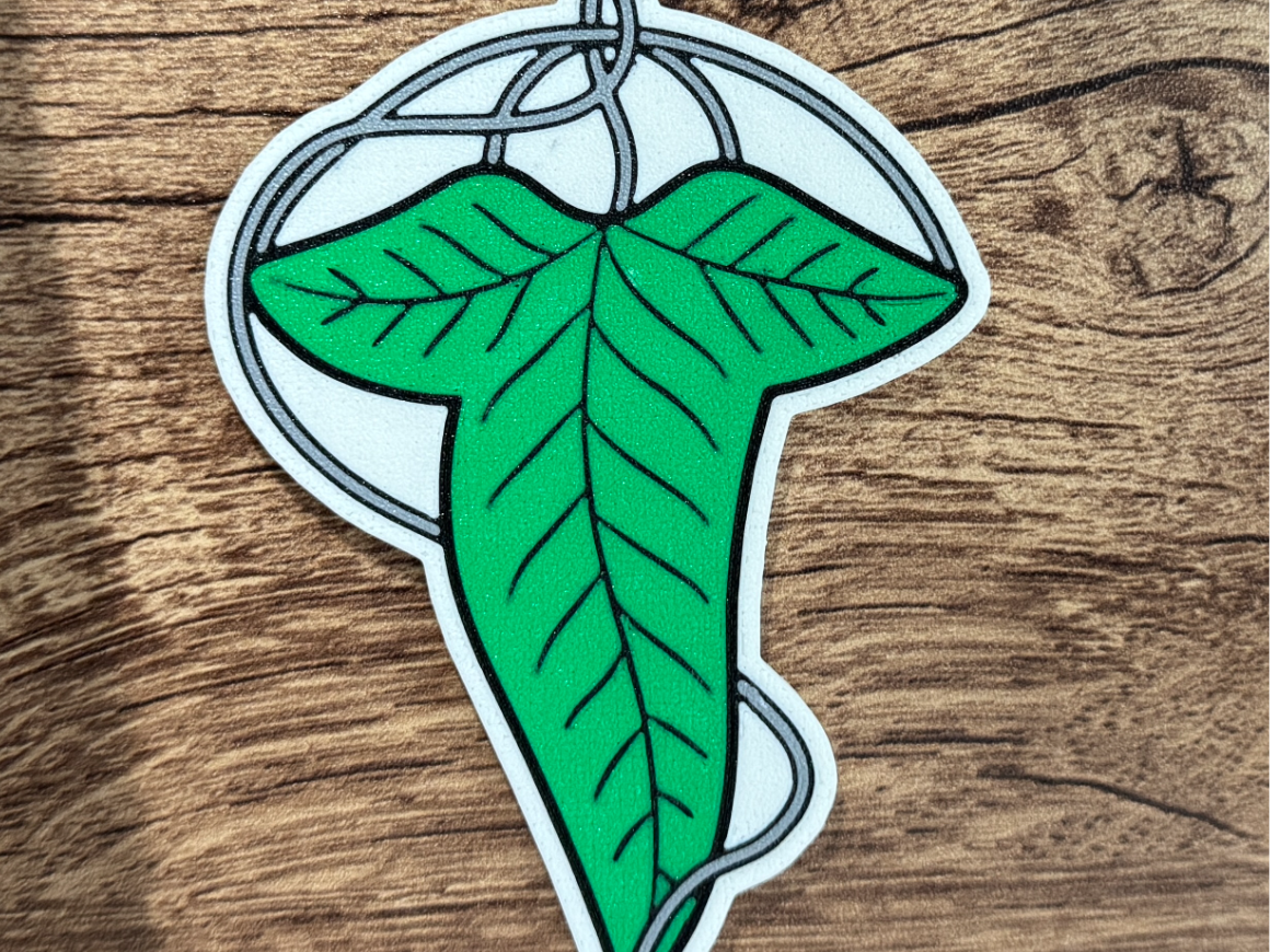 Leaf of Lorien LOTR Magnet (8x3mm magnets)