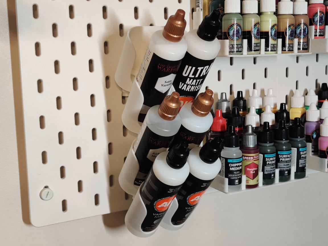 Army Painter Varnish Holder for Ikea Skadis