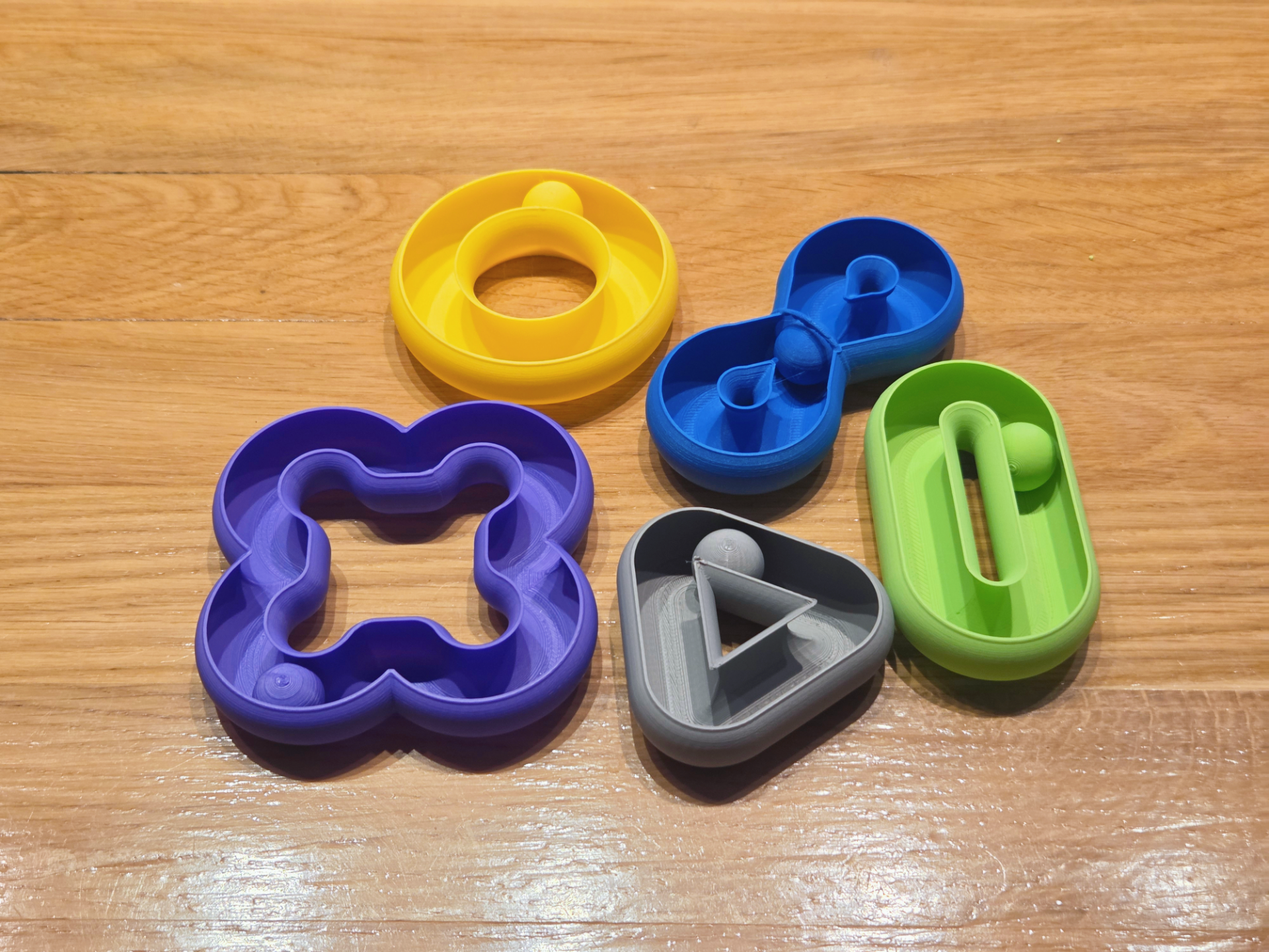 Mini Marble Fidget Loops Print-in-Place Ring Track