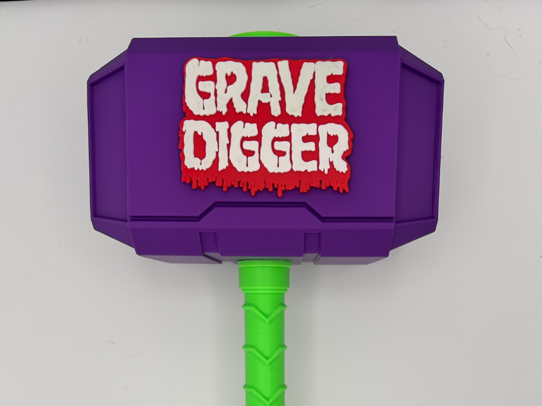 Grave Digger Monster Jam Thor's Hammer - Mjolnir