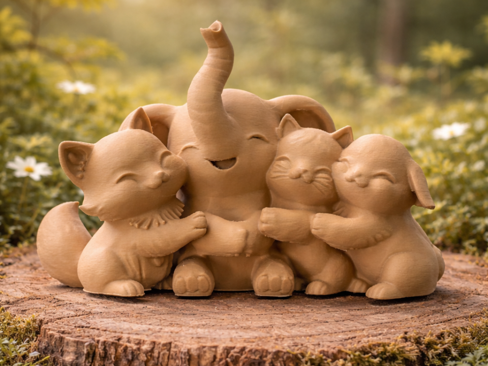 Hugging Forest Friends - Cozy Animal Collection
