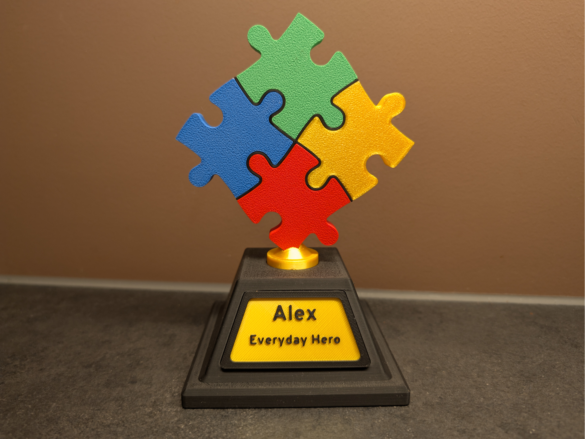 "An Important Piece" – Appreciation Trophy