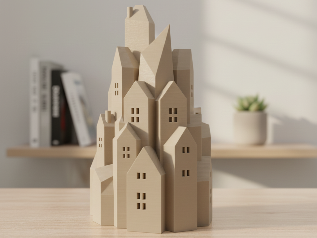 Stylized Miniature Village