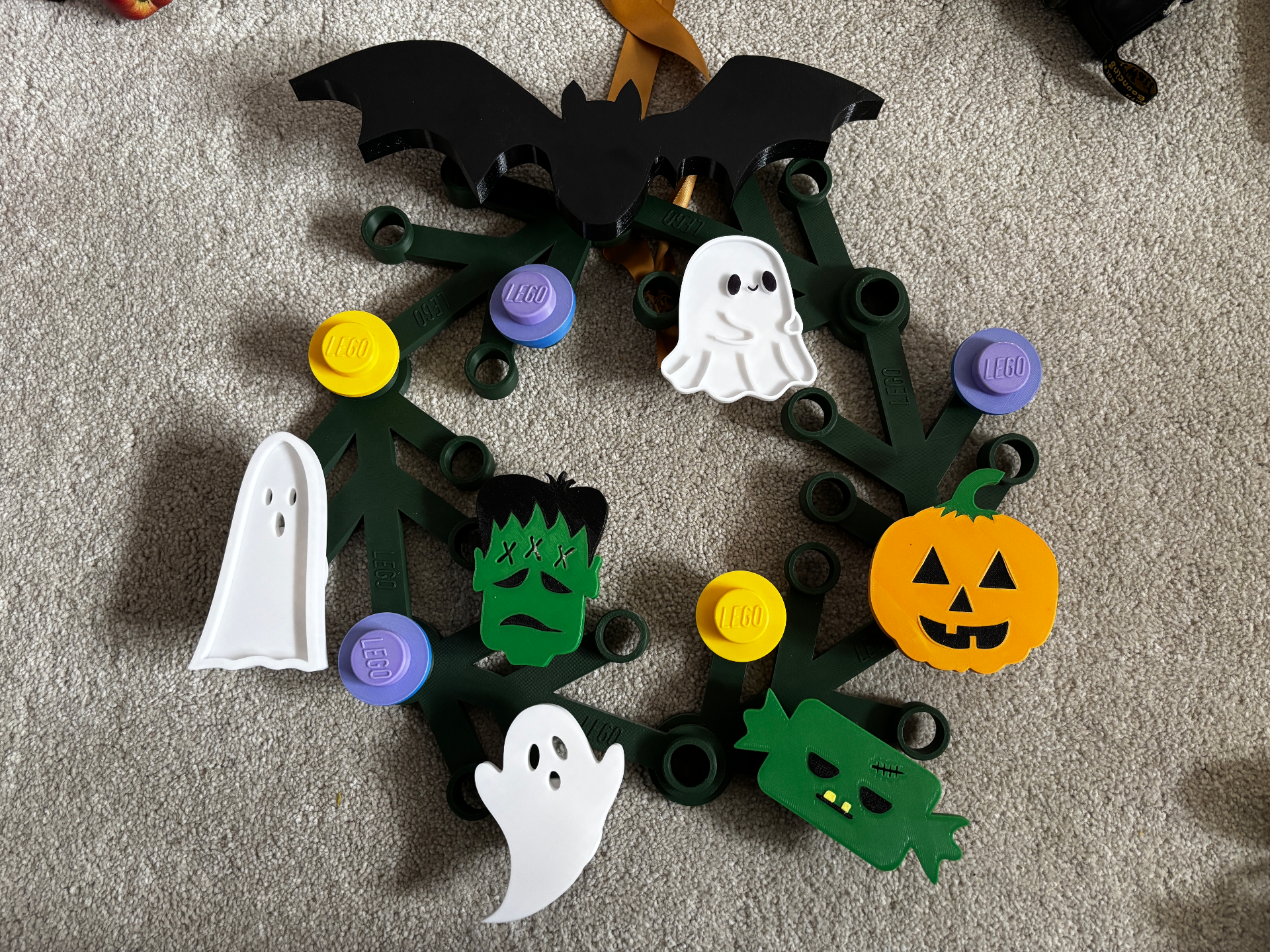 Brick Wreath Halloween addons
